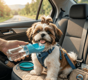 20 travelling shih tzu tips better journey-hydration (1)