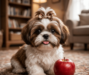 Brown and White Shih Tzu (1)