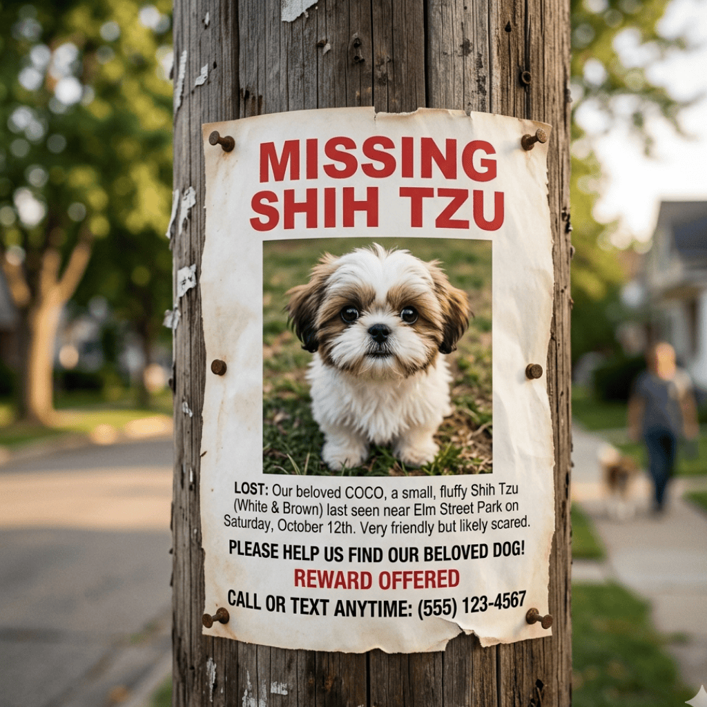 Missing poster shih tzu (1)