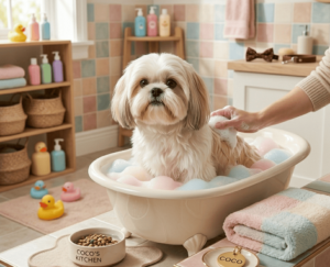 Shih tzu cleaning (1)