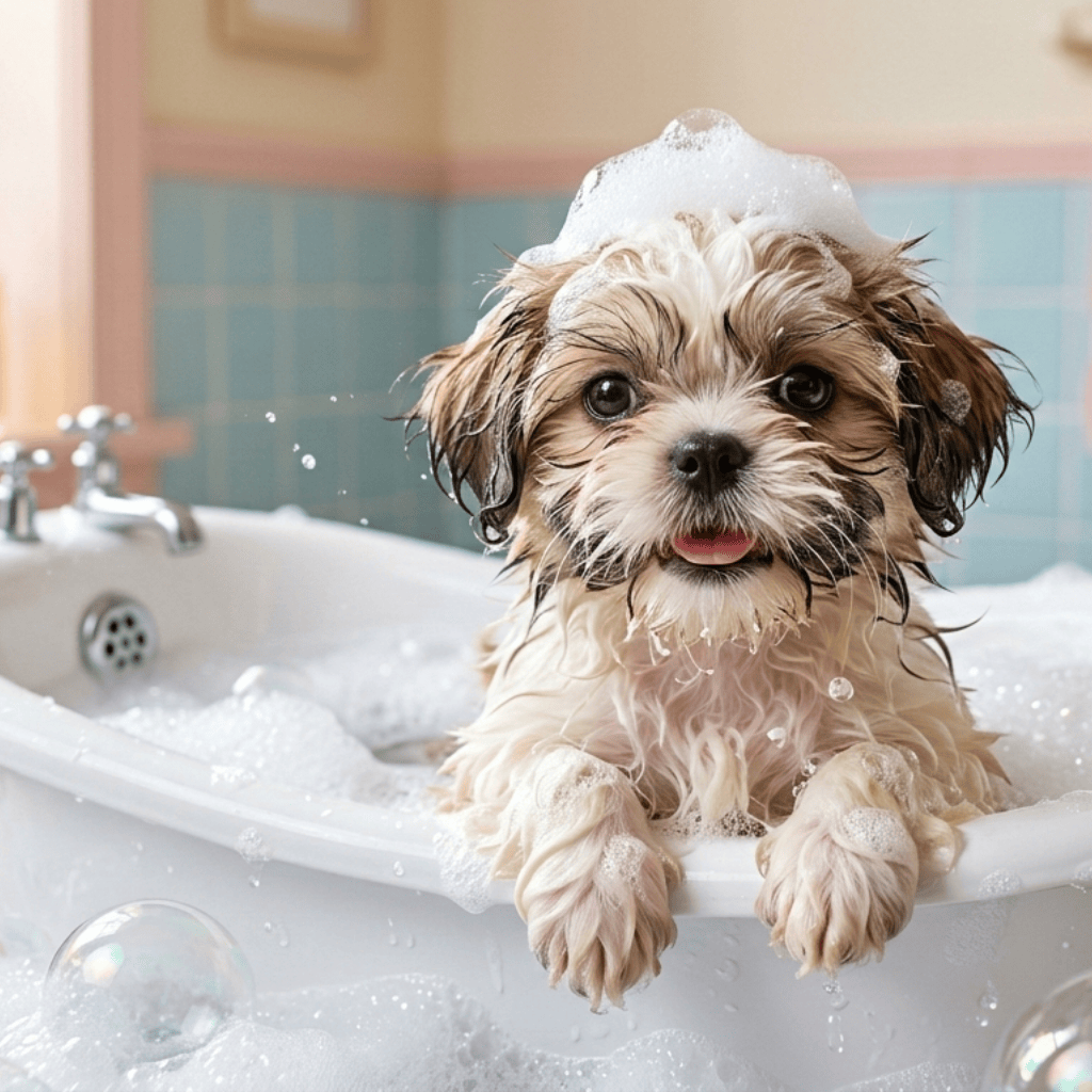 Bathe Your Shih Tzu Puppy – How to (1)