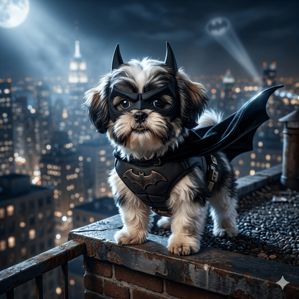 Batman Shih Tzu costumes (1)