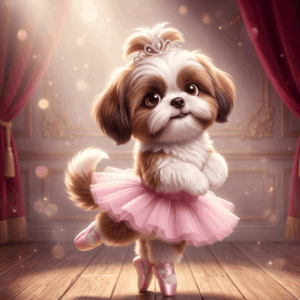 Movie Inspired Shih Tzu costumes -Ballerina (1)
