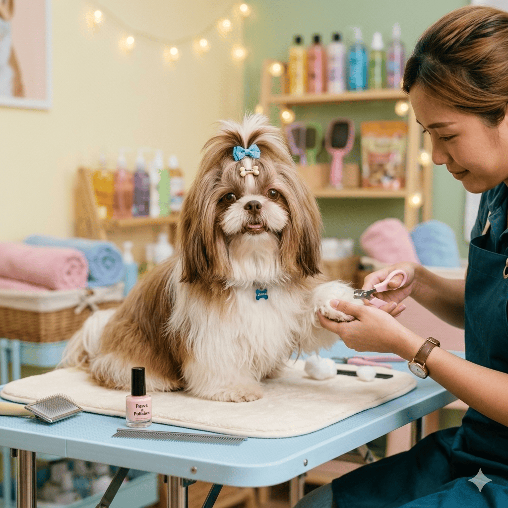 Shih Tzu - Furry Duo Pedicure (1)