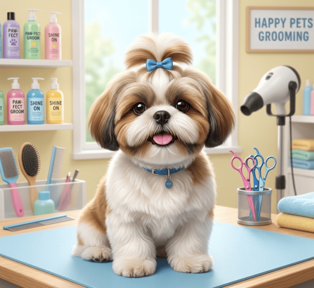 PetGroooming – Shih Tzu Short Summer Cut (1)