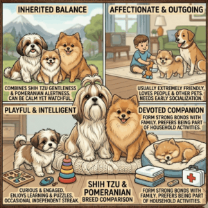 Shih Tzu and Pomeranian (1)