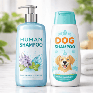 human shampoo and dog shampoo (1)