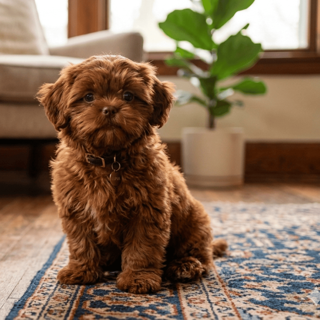 Red Shih Tzu puppy (1)
